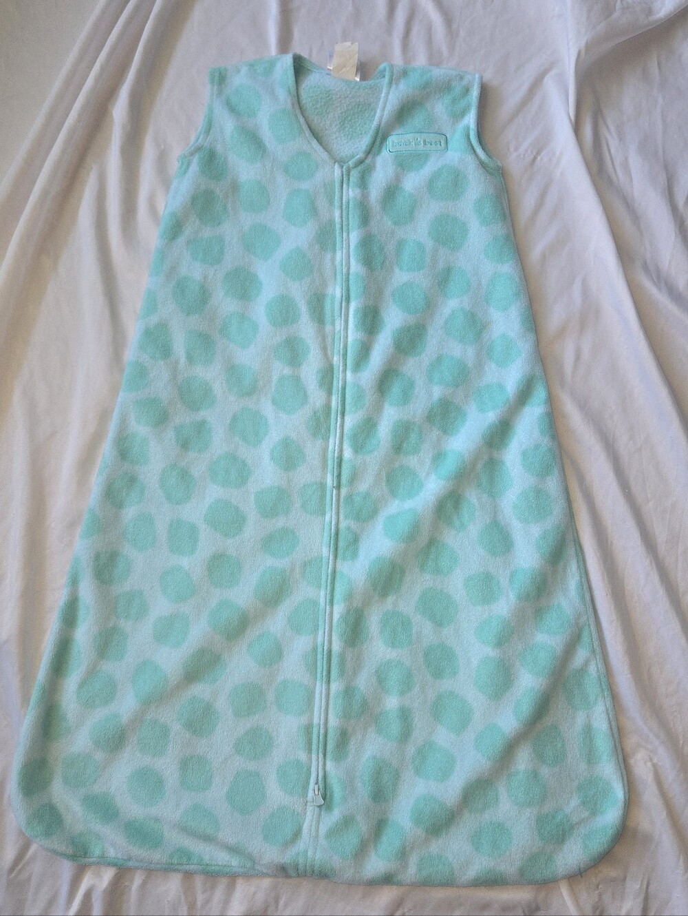 Halo Baby Mint Polka Dot Sleepsack Wearable Blanket Size Large